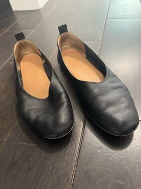 Everlane Black Day Glove Leather Flats